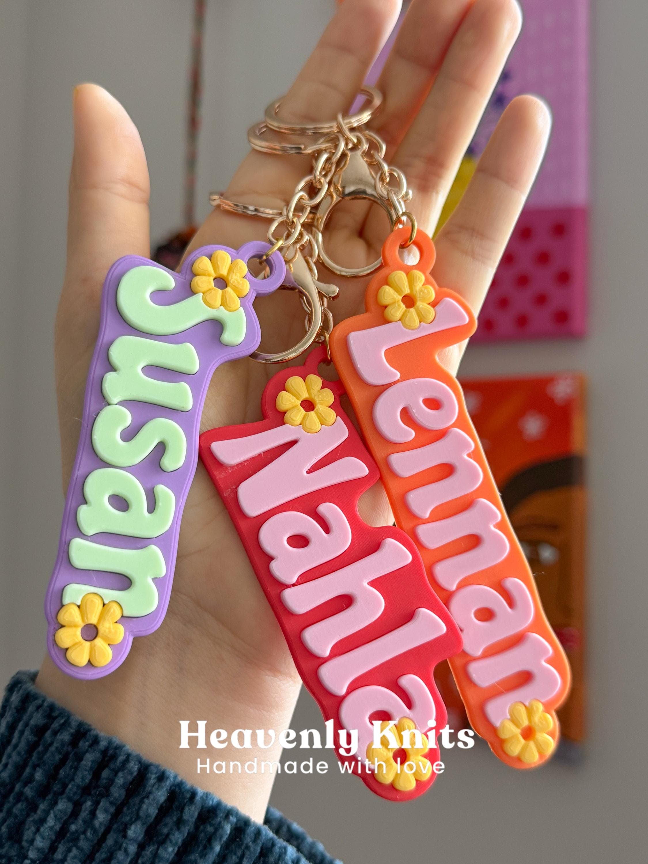 Custom Name Keychain – 3D Printed Personalized Gift